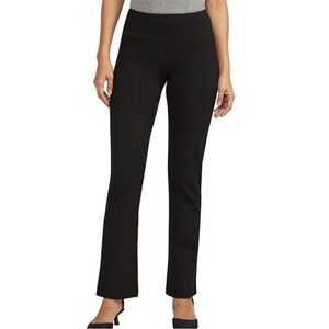 JAG Mid Rise Pull-On Boot Cut Pants Black Size 10